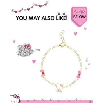 Hello Kitty Jewelry Set - Necklace & Earrings for Kids