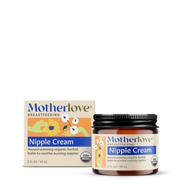 Motherlove Nipple Cream - Organic Lanolin-Free Relief for Nursing Moms
