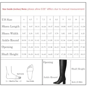 Stylish Easyfox Black Women's Knee High Boots
