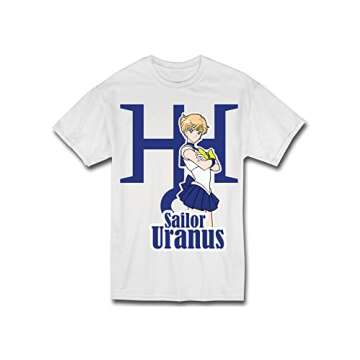 Men's Sailor Uranus T-Shirt - Official Sailor Moon Merchandise, Comfortable and Stylish