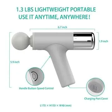 Medcursor Portable Percussion Massage Gun for Athletes