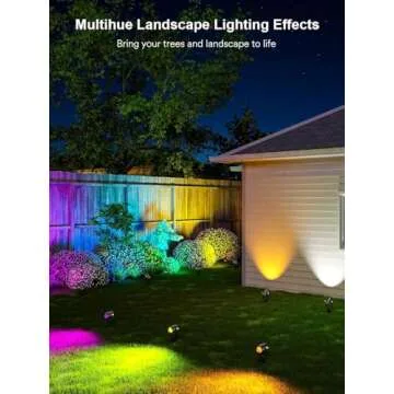 ANGELHALO Smart Color Changing Outdoor Spot Lights