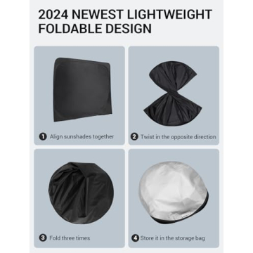 Proadsy Custom RAV4 Windshield Sun Shade - 2019-2025