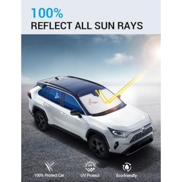 Proadsy Custom RAV4 Windshield Sun Shade - 2019-2025