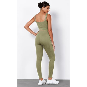 Stylish High Waisted Seamless Leggings with Pockets