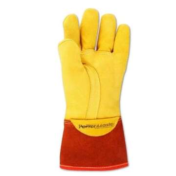 MAGID Leather Lineman Electrical Protector Work Gloves, 1 Pair, Size 10.5, 60606PIO95, For Use With ...