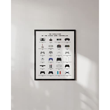 Haus and Hues Retro Video Game Poster Wall Art Decor