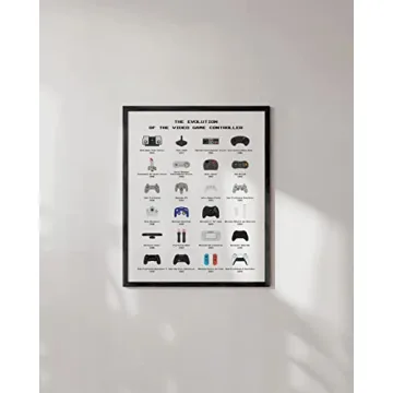 Haus and Hues Retro Video Game Poster Wall Art Decor