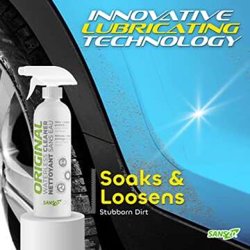 SansZo Waterless Car Wash Wax - Easy Clean & Shine