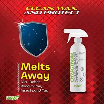 SansZo Waterless Car Wash Wax - Easy Clean & Shine