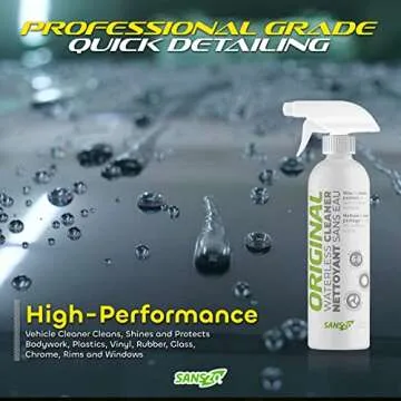 SansZo Waterless Car Wash Wax - Easy Clean & Shine