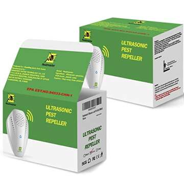 Neatmaster Ultrasonic Pest Repeller, Electronic Pest Repellent Ultrasonic Plug in, Pest Control for ...