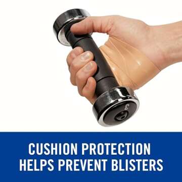 Nexcare Blister Prevention Tape, Waterproof Foam Medical Tape, Sticks Firmly to Skin to Help Prevent...