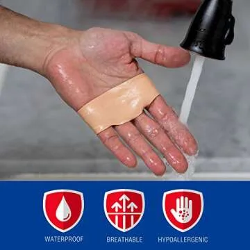 Nexcare Blister Prevention Tape, Waterproof Foam Medical Tape, Sticks Firmly to Skin to Help Prevent Blisters - 1 In x 5 Yds, 1 Roll of Tape