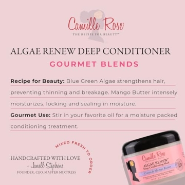Camille Rose Algae Renew Deep Conditioning Hair Mask 8 oz