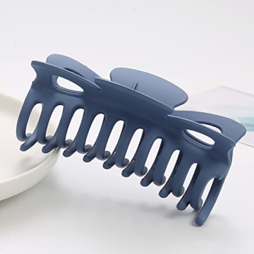 Durable Jumbo Hair Claw Clips for Thick Hair - 4 Packs