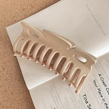 Durable Jumbo Hair Claw Clips for Thick Hair - 4 Packs