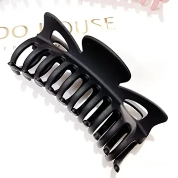 Durable Jumbo Hair Claw Clips for Thick Hair - 4 Packs