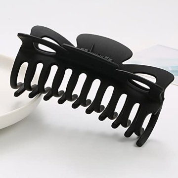 Durable Jumbo Hair Claw Clips for Thick Hair - 4 Packs