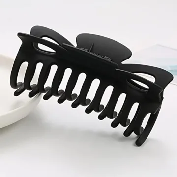 Durable Jumbo Hair Claw Clips for Thick Hair - 4 Packs