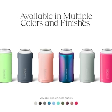 BrüMate Hopsulator Trio 3-in-1 Insulated Can Cooler for 12oz / 16oz Cans + 100% Leak Proof Tumbler with Lid | Insulated for Beer, Soda, and Energy Drinks (Stainless Steel)