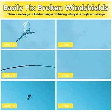 CLAMPER Windshield Repair Kit for Quick Glass Fix