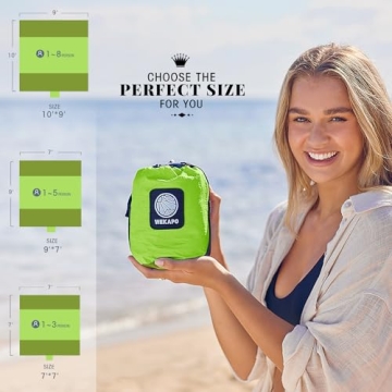 WEKAPO Sandproof Waterproof Beach Blanket Adventure