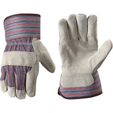 Wells Lamont Men's Heavy Duty Leather Palm Work Gloves - Large Size 12T