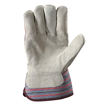Wells Lamont Men's Leather Palm Work Gloves, Large