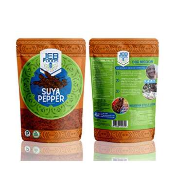 JEB FOODS Suya Seasoning - Sweet & Spicy 8oz Blend