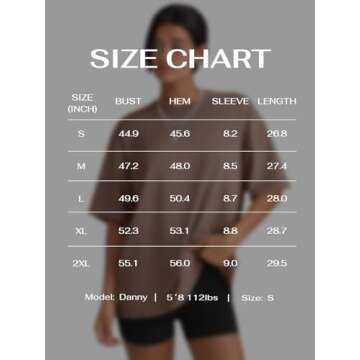 REORIA Womens Oversized Workout T Shirts Summer Crewneck Athletic Plus Size Tops Going Out Y2k Blouse Casual Trendy Clothes 2025 Short Sleeve Spring Basic Tee