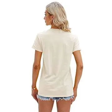 Cicy Bell Women's Sunflower Graphic Tee for Summer Fun