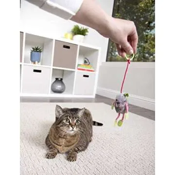 SmartyKat Bouncy Mouse Toy - Interactive Cat Play