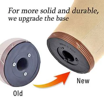 RUICAS 23" Wig Head,Cork Canvas Head,Mannequin Head with Table Stand,Canvas Block Head for Wigs Making Display (Wig Stand,Wig Cap,T-Pins,Sewing Thread) (23inch)