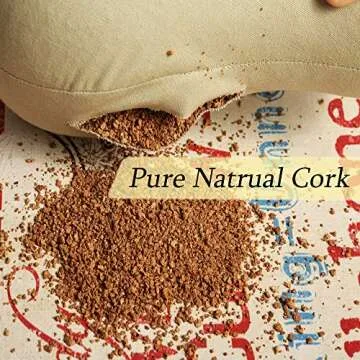 RUICAS 23" Wig Head,Cork Canvas Head,Mannequin Head with Table Stand,Canvas Block Head for Wigs Making Display (Wig Stand,Wig Cap,T-Pins,Sewing Thread) (23inch)