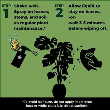 Big Leaf Energy : 4 OZ Trial Size : Ready-to-Use Spray for Plant Wellness : Organic Leaf Shine and Bio Protectant