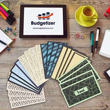 Cash Envelopes Money Budget Planner- (36 Pack) Budget Envelopes -6 Assorted Cute Colored Money Envelopes System for Cash Saving – Ideal Cash Envelope System Wallet Organizer for Budgeting Cash Flow