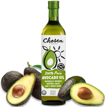 Chosen Foods 100% Pure Avocado Oil for Versatile Cooking and Baking Options