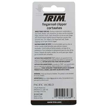 Trim Easy Hold Fingernail Clipper Bundle for Effortless Grooming