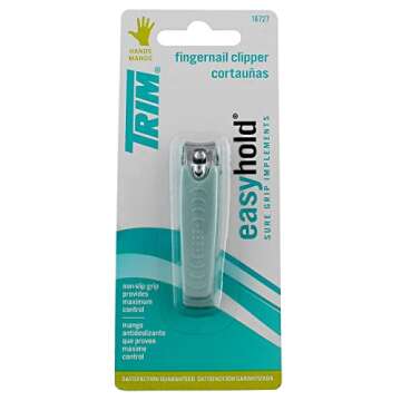 Trim Easy Hold Fingernail Clipper Bundle for Effortless Grooming