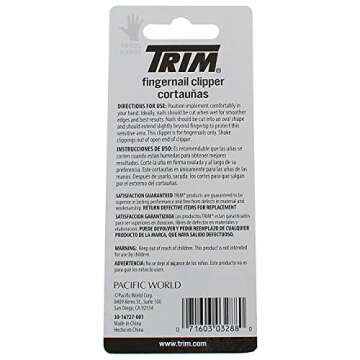 Trim Easy Hold Fingernail Clipper Bundle for Effortless Grooming