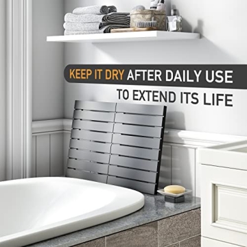 Waterproof Bamboo Bath Mat for Stylish Indoor Outdoor Use