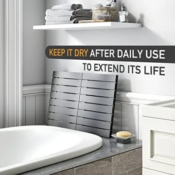 Waterproof Bamboo Bath Mat for Stylish Indoor Outdoor Use