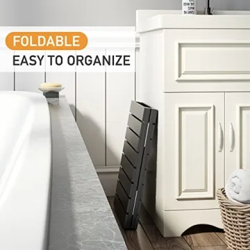 Waterproof Bamboo Bath Mat for Stylish Indoor Outdoor Use