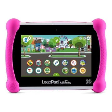 LeapFrog LeapPad Academy Pink Kids Learning Tablet - 20 Educational Apps & Safe Web