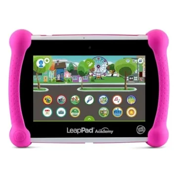 LeapFrog LeapPad Academy Pink Kids Learning Tablet - 20 Educational Apps & Safe Web