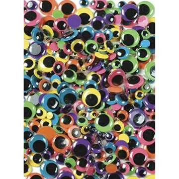 Creativity Street Peel and Stick Wiggle Eyes - 100 Pieces for Kids' Art
