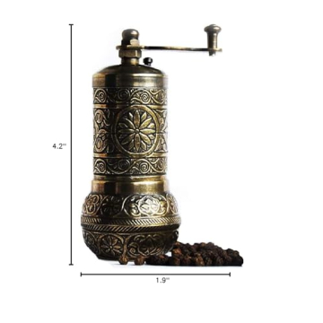 Bazaar Anatolia Turkish Pepper Mill Durable Spice Grinder