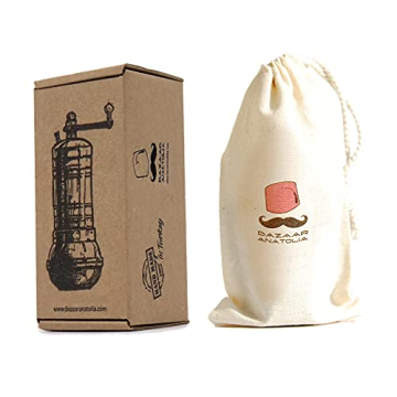 Bazaar Anatolia Turkish Pepper Mill Durable Spice Grinder