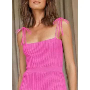 ARTFREE Women's Ribbed Knit Summer Maxi Dress - Stylish & Comfortable